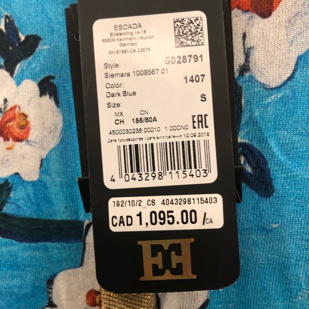 BNWT ESCADA cardigan/shirt - Picture 3 of 6